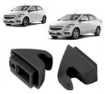Par Suporte Quebra Sol Com Parafuso GM Onix Cobalt Spin Cruze Cinza Escuro