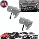 Par Suporte Quebra Sol Fiat Palio Economy Siena Strada Mobi cor Cinza Claro