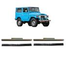 Par Suporte Vidro Porta Borracha Toyota Bandeirante 85 A 01 Par Suporte Vidro Porta Borracha Toyota Bandeirante 85 A 01