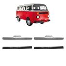 Par Suporte Vidro Porta Kombi Clipper Carat 1975 Até 2013