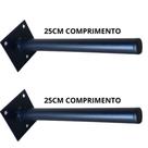 Par Suportes Expositores De Anilhas e Barras Fixo Em Parede -Completo com Kit de instalação