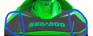 Par Tapetes Traseiros SPTS compatível Sea-Doo GTI/GTR/GTS