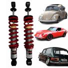 Par Traseiro Suspensão Rosca Coil Over Vw Fusca Brasilia
