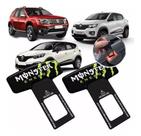Par Trava Fivela Cinto Resinado Sandero Logan Duster Kwid