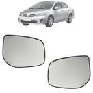 Par Vidro Do Retrovisor Toyota Corolla 2009 Até 2014 Par Vidro Do Retrovisor Toyota Corolla 2009 Até 2014