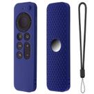 Para Apple Tv 4k 6th Stick Remote Silicone Case Capa Protetora Pele Com Alça
