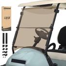 Para-brisa para carrinho de golfe 10L0L Club Car dobrável fumê