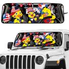 Para-brisa Sun Shade DaisyInner compatível com Jeep Jk Jku Jl Jlu 1997-2025 e Gladiator Jt 2020-2025