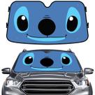 Para-brisa Sun Shade GENANY Blue Cartoon Eyes para carro, SUV e caminhão