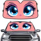 Pára-brisa Sun Shade GENANY Cute Eyes para carro e caminhão SUV