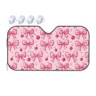Para-brisa Sun Shade SUPLUCHOM Pink Bows Cherry 140x75 cm