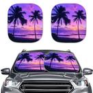 Pára-brisa Sunshade Renewold Hawaiian Coconut Palm Purple