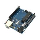 Para caixa oficial uno r3 atmega16u2 + mega328p chip r3 placa de desenvolvimento + cabo usb