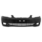 Para-choque Corolla 2005 a 2008 dianteiro preto liso - 7009