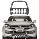 Para-Choque de Impulsão Com Protetor Amarok Cromado
