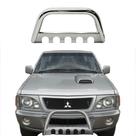 Para-Choque de Impulsão L-200 05 a 11 Cromado Protetor Carter