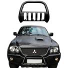 Para-choque De Impulsão L-200 Gl/gls Com Protetor Preto