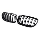 Pára-choque dianteiro Kidney Grille DOCAS Gloss Black para BMW E90