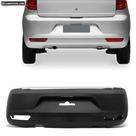 Para-choque Fox 2011 a 2014 traseiro preto com furo de neblina - 6462