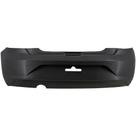 Para-choque Gol G7 2016 a 2019 Gol G8 2018 a 2021 traseiro preto liso sem furo - 6638