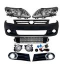 Para-choque Gol Saveiro Voyage G5 + Kit Milha + Farol Duplo