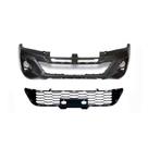 Para-choque Hilux 2018 a 2020 dianteiro preto liso com grade - 7078