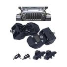 Para jeep wrangler jk jl 2007-2019 capô bloqueio do capô do carro acessórios de modificação