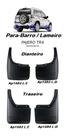 Parabarro Lameiro Pajero Tr4 Diant E Tras 2010-2015 Kit 4 Pç