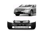 Parachoque Dianteiro Civic 2006 ate 2008 Com Respiro de Placa com Milha BapImports