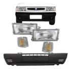 Parachoque Fiorino E Uno + Kit Farol 84 85 85 A 96 97 98 99