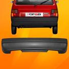 Parachoque Traseiro Preto Fiat Uno 1985 a 2001 Pronto para Pintura