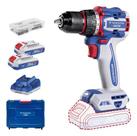 Paraf/furadeira 1/2 20v Tramontina Bytotal C/2bateri Azul Azul 127/220v