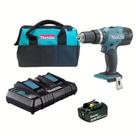 Parafusad Makita 18v DHP453z + 1bat 3a + carreg 127V bolsa