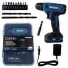 Parafusadeira a Bateria 12V 13 Acessorios WS2550K Wesco Parafusadeira a Bateria 12V 13 Acessorios WS2550K Wesco