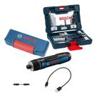 Parafusadeira Bosch Go 3a Geração 3,6v Bit Com Kit 41 Peças