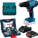 Parafusadeira Bosch Gsb 183-li Com 1 Bateria Kit Acessórios Azul 127/220v 50 Hz / 60 Hz