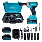 Parafusadeira Chave de Impacto 21V S/ Fio 320NM Saider SA0003 + 2 Baterias
