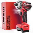 Parafusadeira de Impacto Sem Fio Ecarke 1/4" 2800 in-lbs 18V