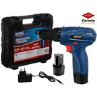 Parafusadeira e furadeira bateria 12v 3/8 Berg com Maleta Função Reverso com ajuste de Torque