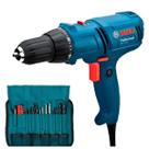 Parafusadeira e Furadeira Bosch GSR 714 E 400W cabo 4mt Jogo de Brocas Brinde 127 ou 220V