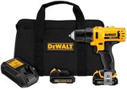 Parafusadeira e Furadeira de 3/8 Pol. (10mm) com 2 Baterias 12V Ion-2.0Ah Bivolt DCD710D2 Dewalt