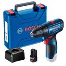 Parafusadeira e Furadeira GSR 120-LI com 1 Bateria 12V Bivolt e Maleta BOSCH