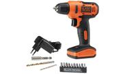 Parafusadeira Furadeira 12v Biv Ld12s Black Decker + 13pçs Parafusadeira Furadeira 12v Biv Ld12s Black Decker + 13pçs