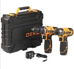 Parafusadeira furadeira 12v furadeira c/ impacto kit maleta