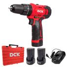 Parafusadeira Furadeira + 2 Baterias e Maleta DCK Parafusadeira Furadeira + 2 Baterias e Maleta DCK