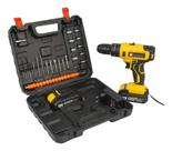 Parafusadeira Furadeira 30v 2 Baterias Nk2830 Nakasaki Amarelo