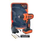 Parafusadeira Furadeira a Bateria 12V 13 Peças Black+Decker