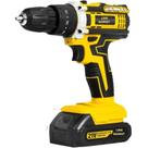 Parafusadeira Furadeira a Bateria 21V Recarregável Sem Fio Profissional com Empunhadura Emborrachada Carregador Bivolt Alta Potência