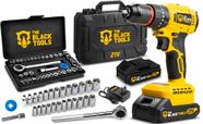 Parafusadeira Furadeira Brushless 21v Com Maleta + 40 Peças