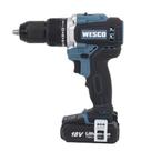 Parafusadeira/furadeira de impacto 18v 2 baterias ws2319k2 wesco - WESCO